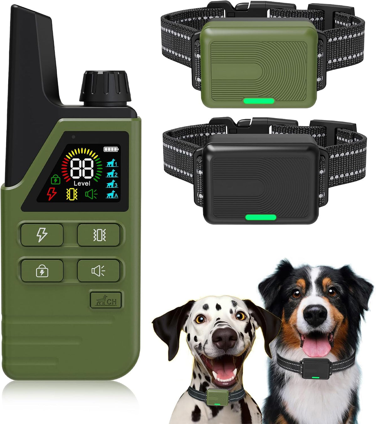 dog shock collar 2 dogs (5-120lbs) - 4500ft, main product view