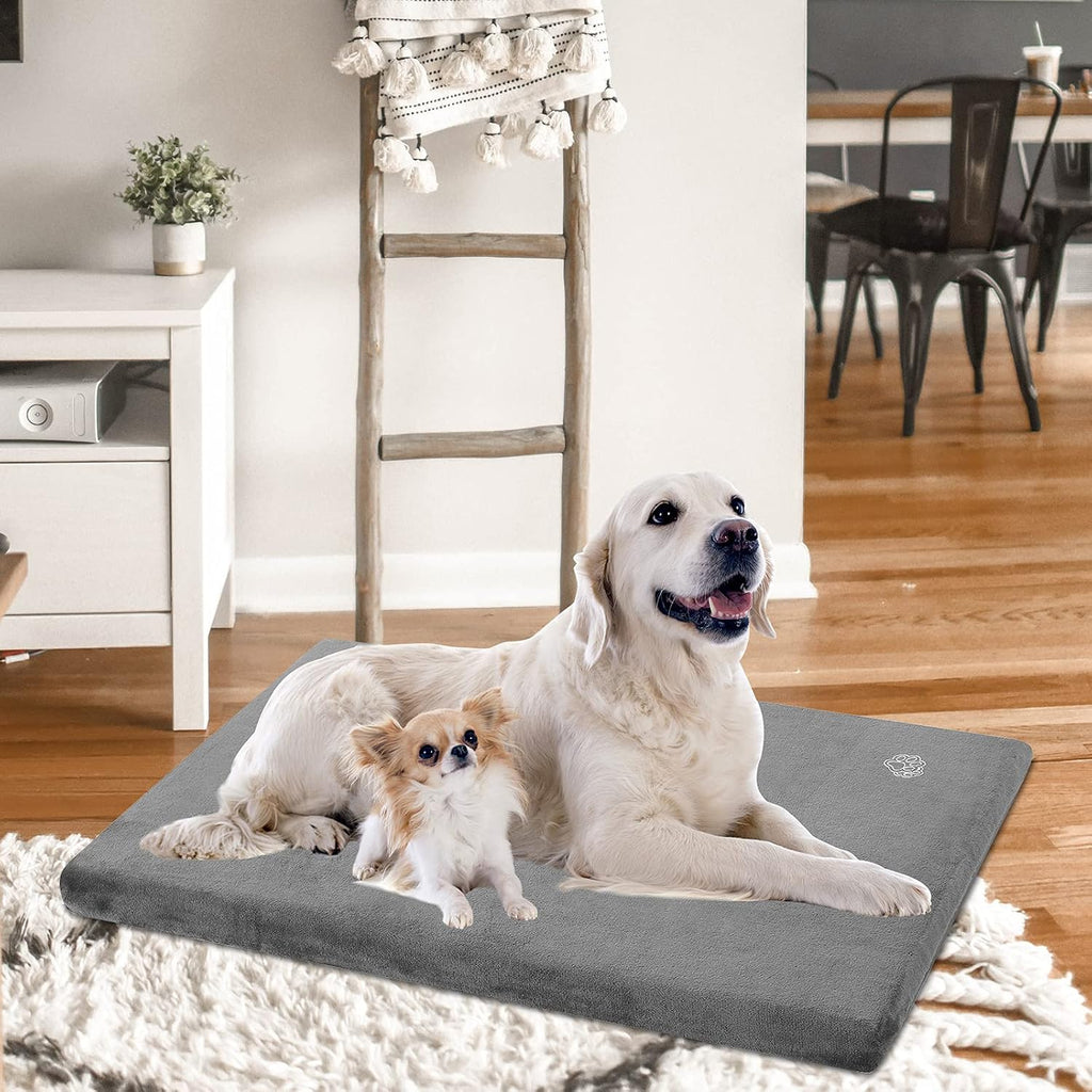 empsign dog bed mat crate pad mattress, ultra, front angle view