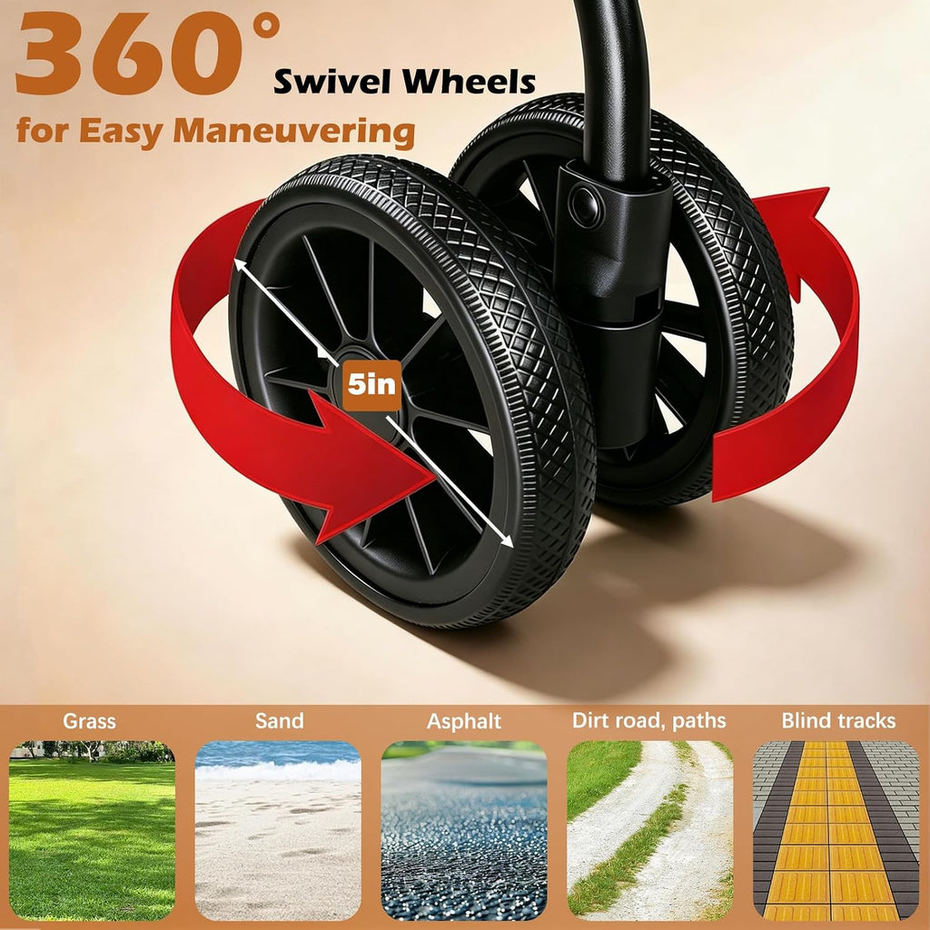 pet stroller for small dogs cats, side view