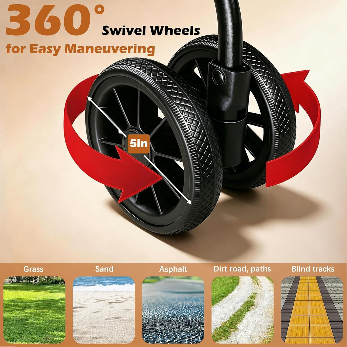pet stroller for small dogs cats, side view