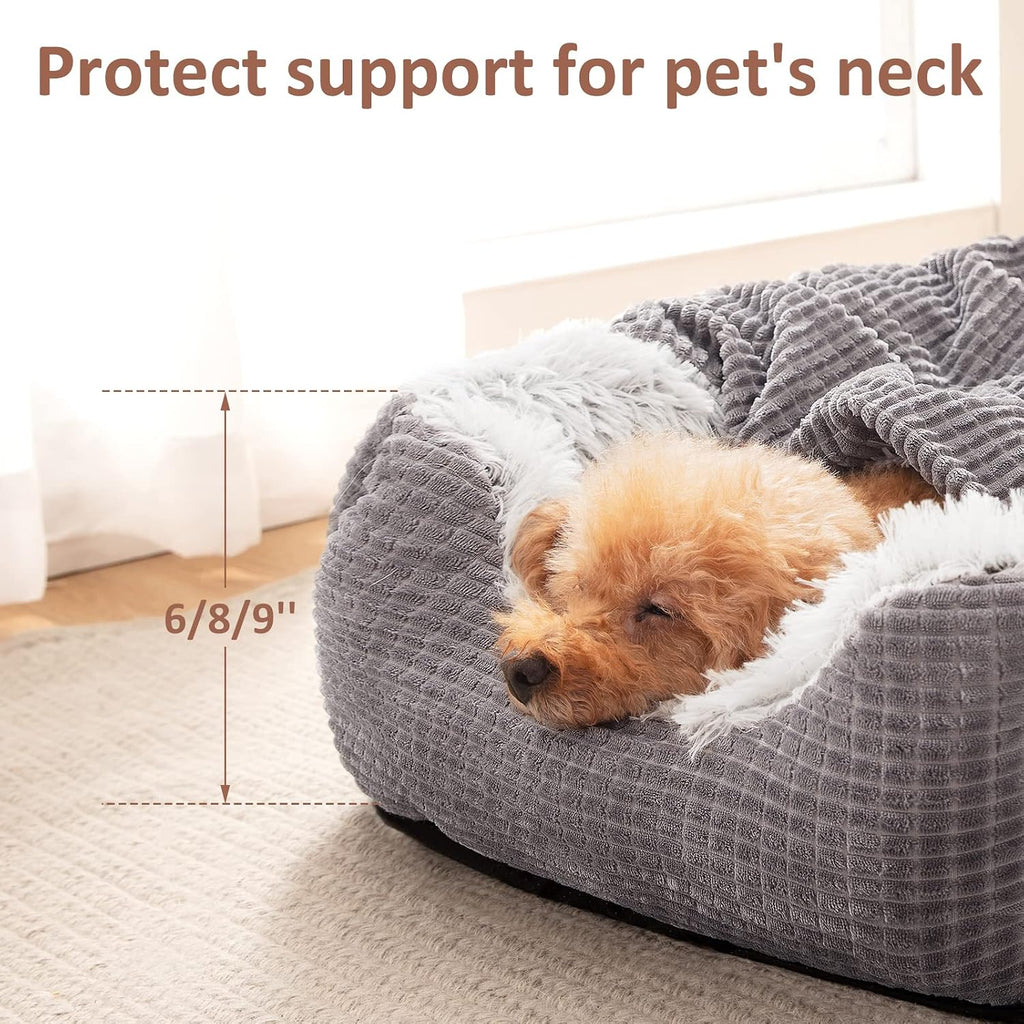 mixjoy dog beds for small medium dogs with on a desk or shelf