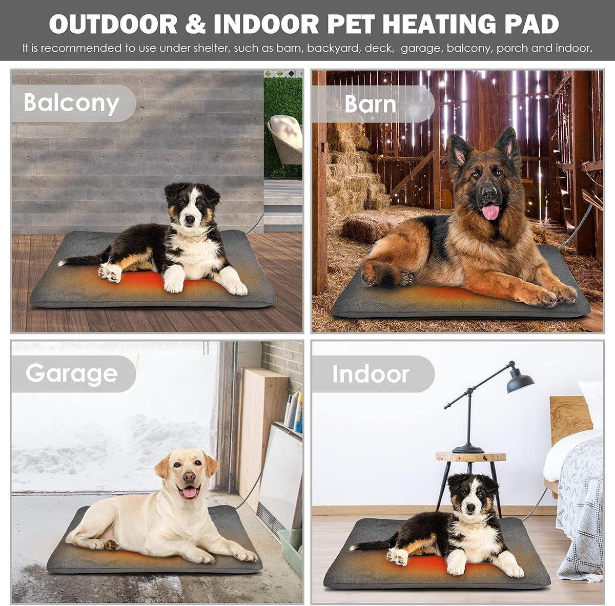 petnf outdoor heated pet bed with waterproof cover,pet, close-up detail