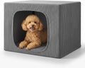 indoor dog house for small medium dogs, corduroy, main product view
