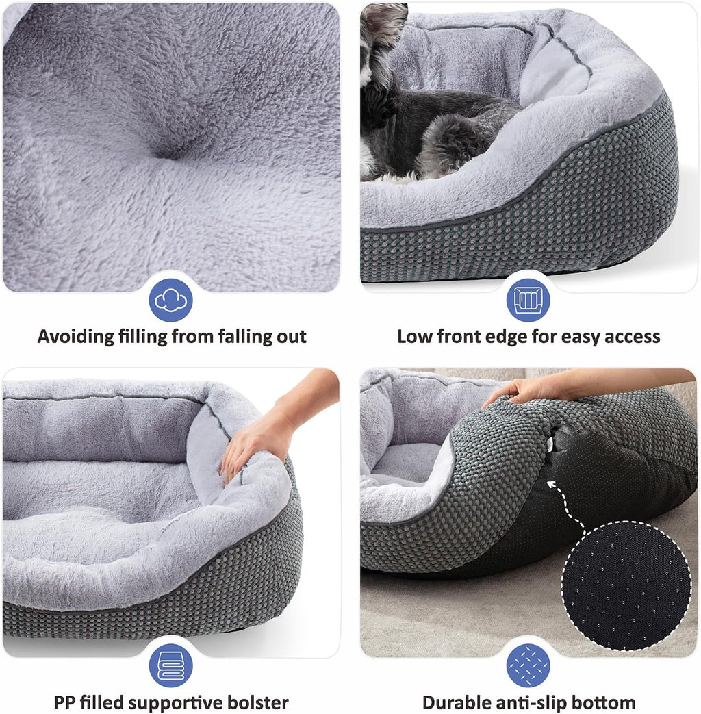 invenho medium dog beds for medium dogs washable on a desk or shelf