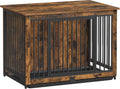 feandrea 38" dog crate furniture, heavy-duty dog kennel, main product view