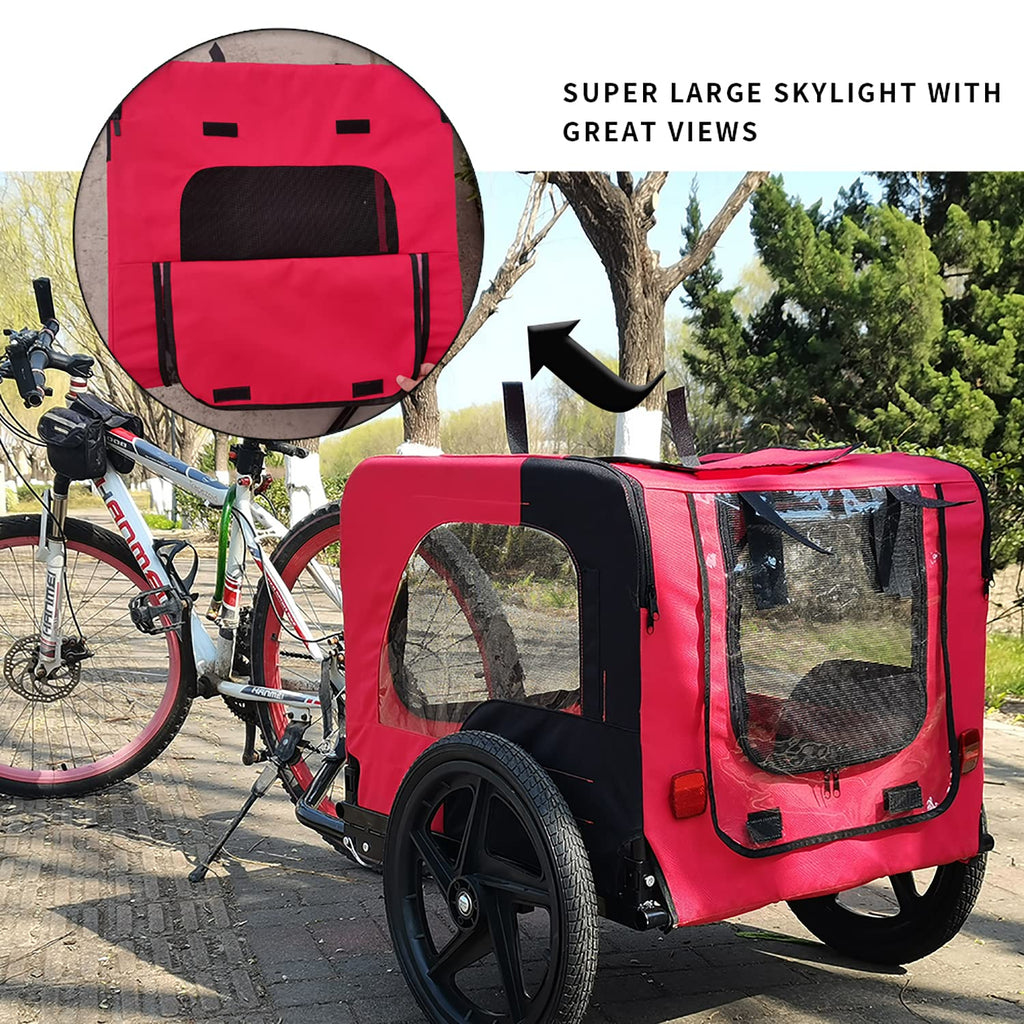 bicycle trailer for pets, bike pet trailer for, close-up detail