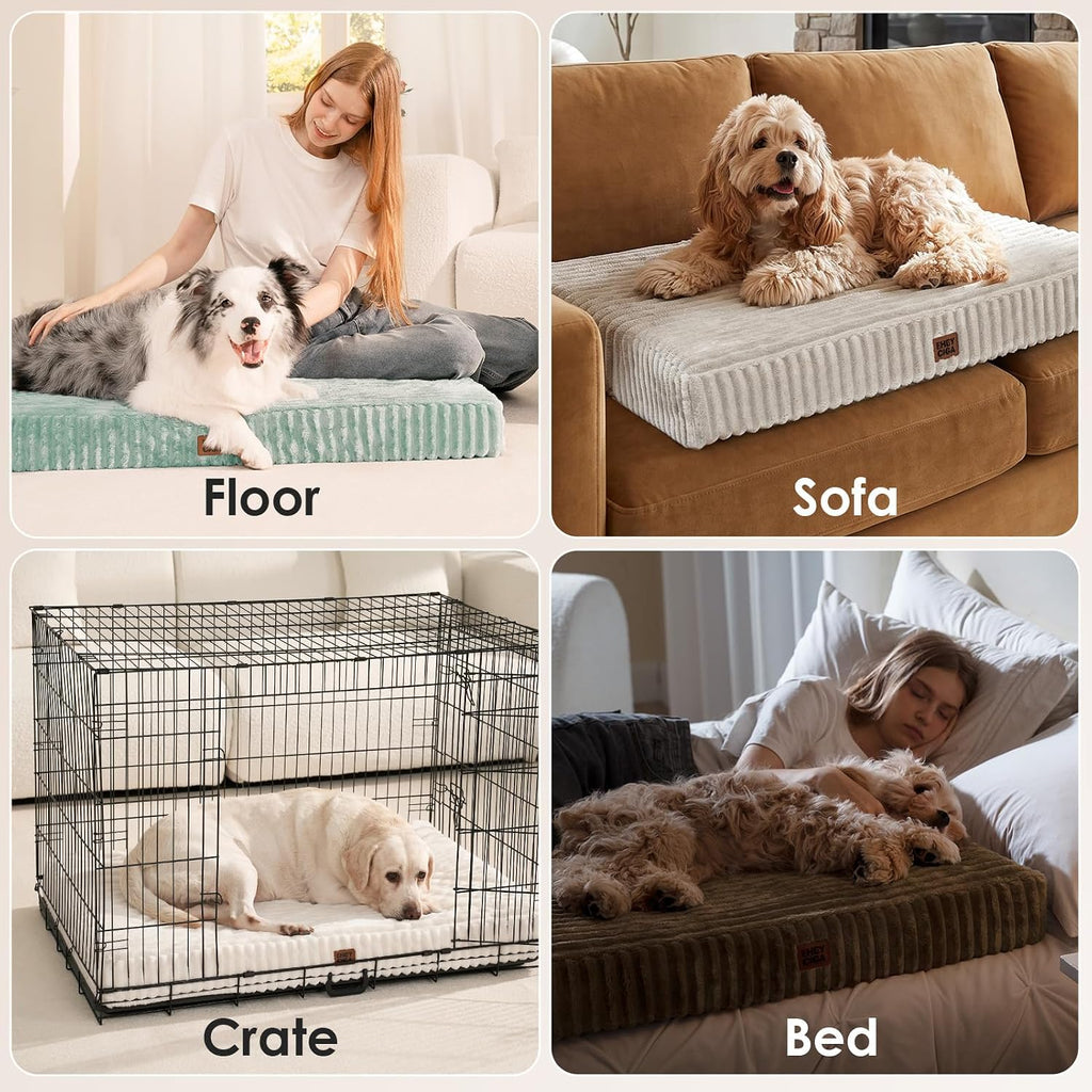 eheyciga orthopedic xxl dog bed 47"x29" extra large, package contents