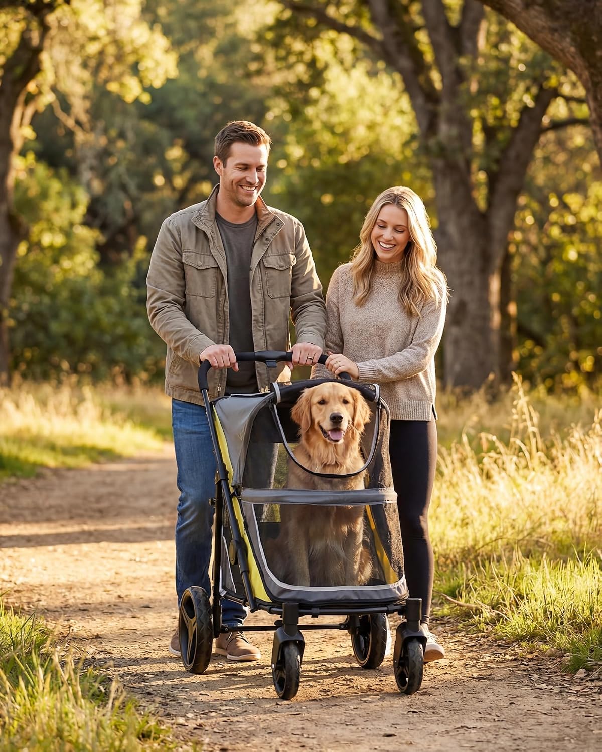idealhouse dog stroller for large & medium dogs, package contents