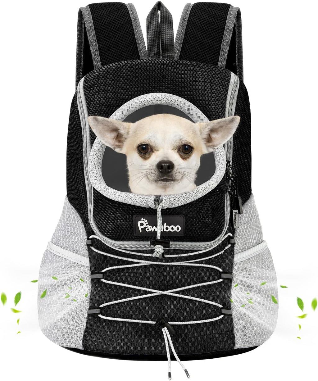 pawaboo pet dog front carrier backpack,ventilated mesh puppy, main product view