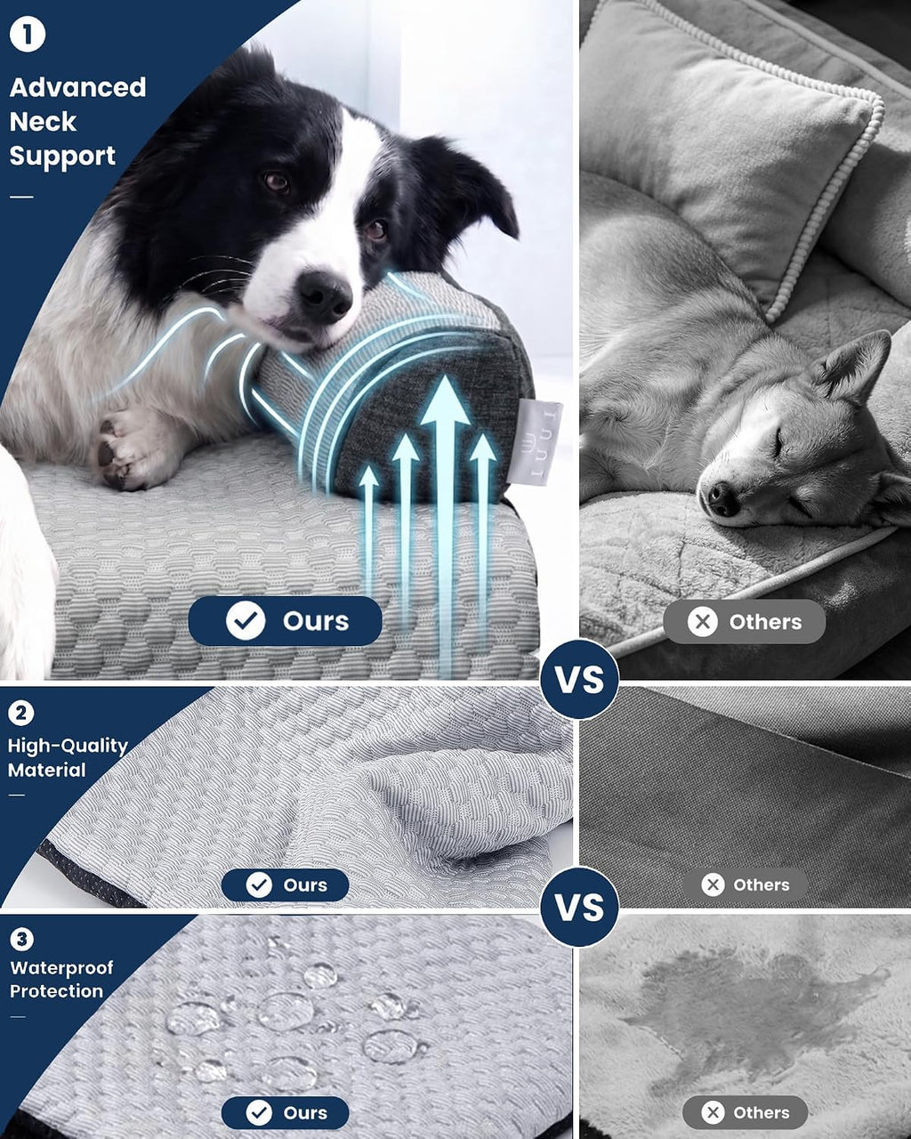 cooling dog bed/mat for couch,medium size(41" x 37"), side view