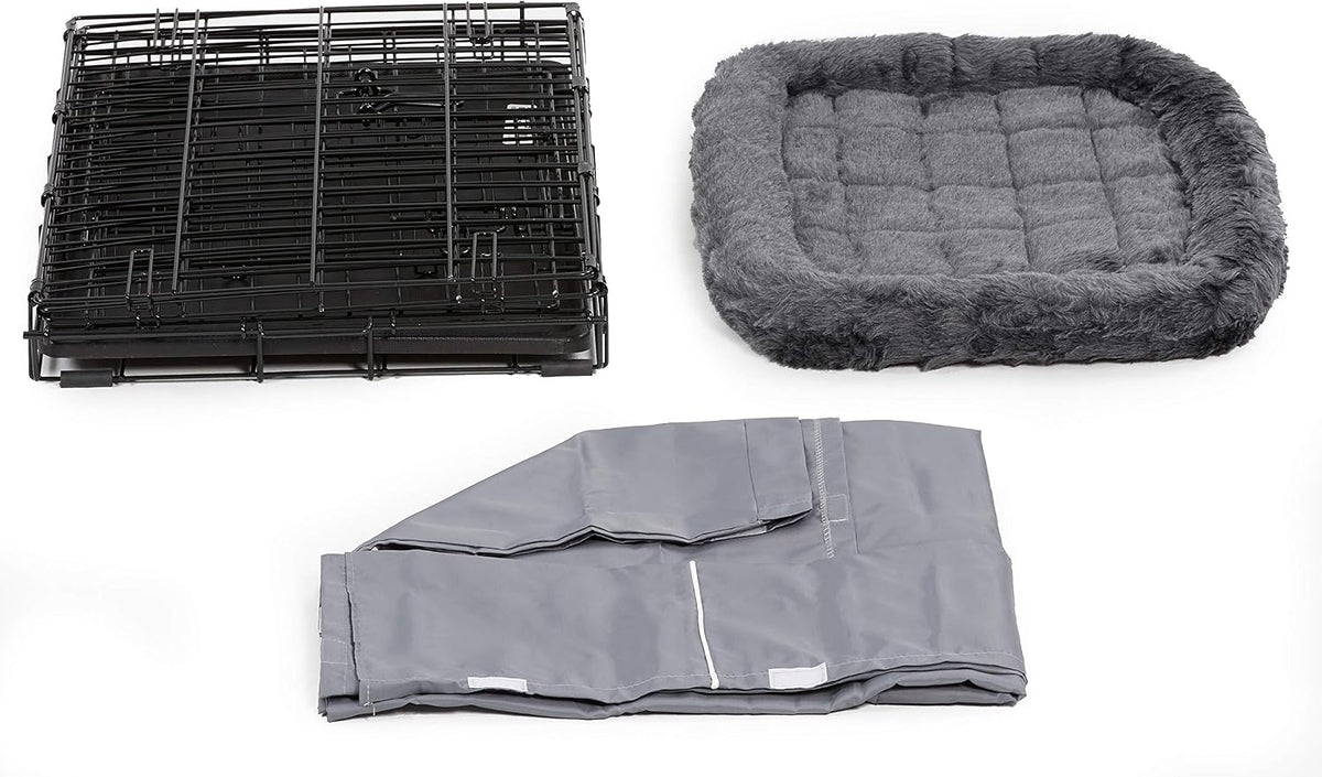 midwest homes for pets double door 24-inch dog, package contents