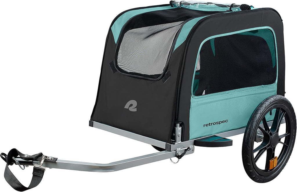retrospec rover hauler pet bike trailer - small, close-up detail