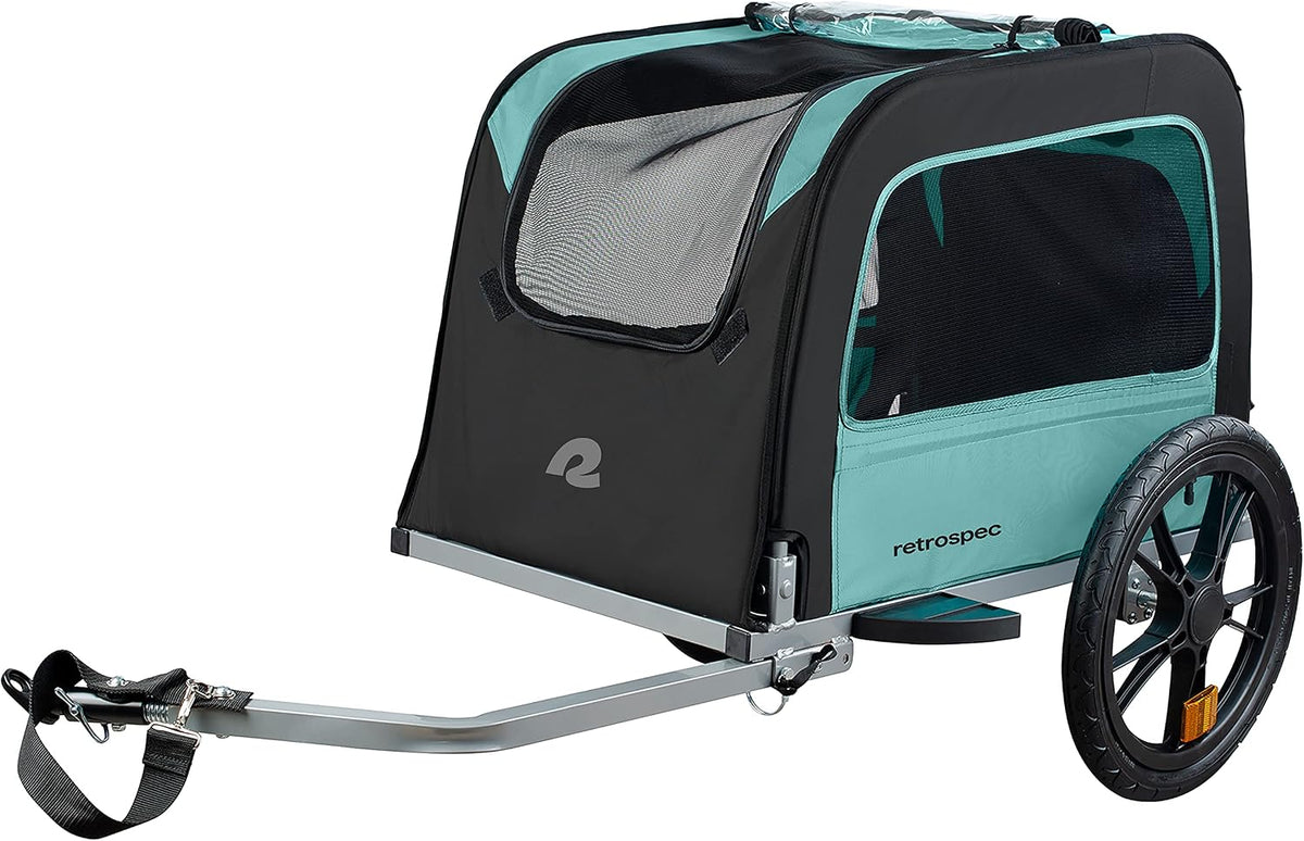 retrospec rover hauler pet bike trailer - small, close-up detail