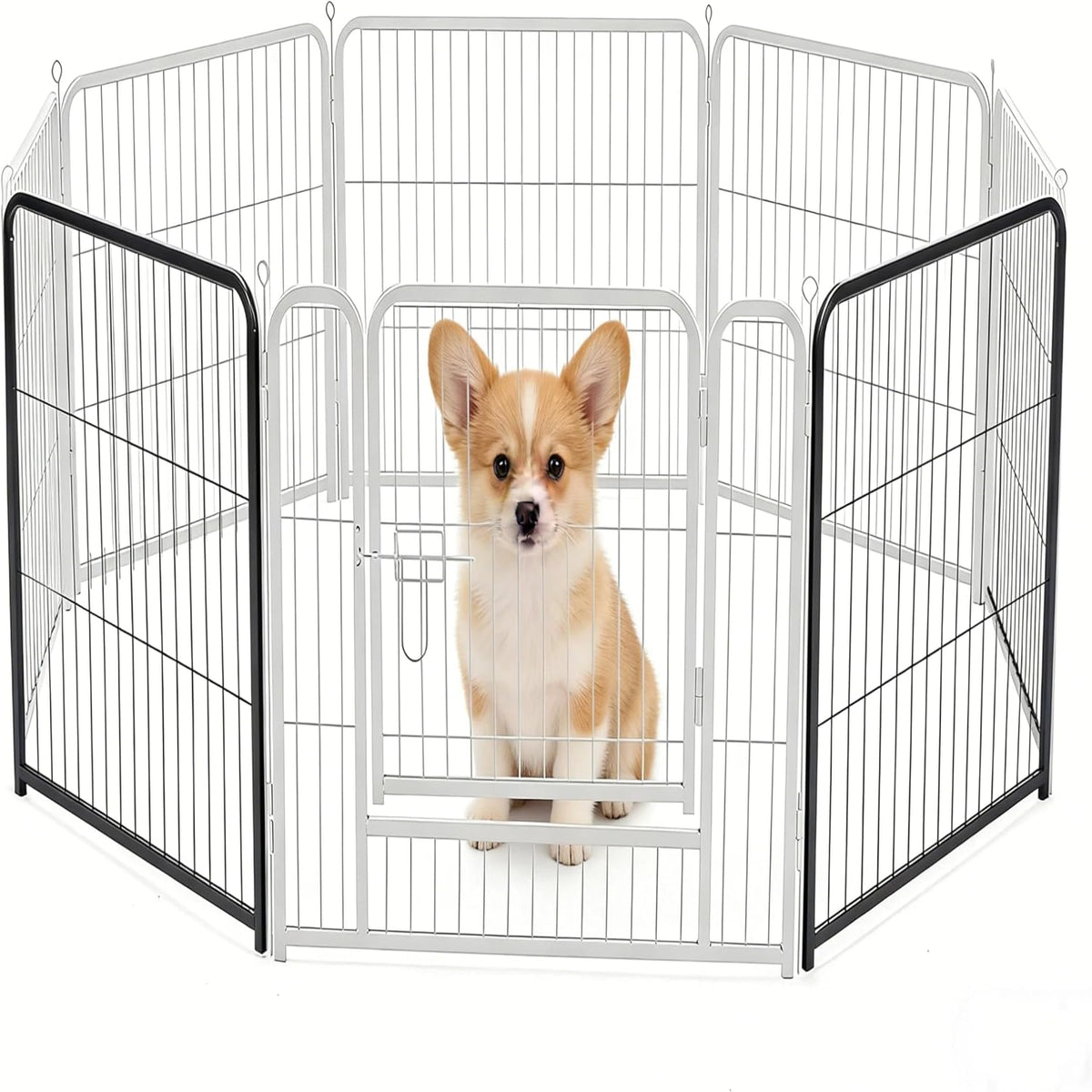 simple deluxe dog playpen outdoor indoor, 24 inch, main product view