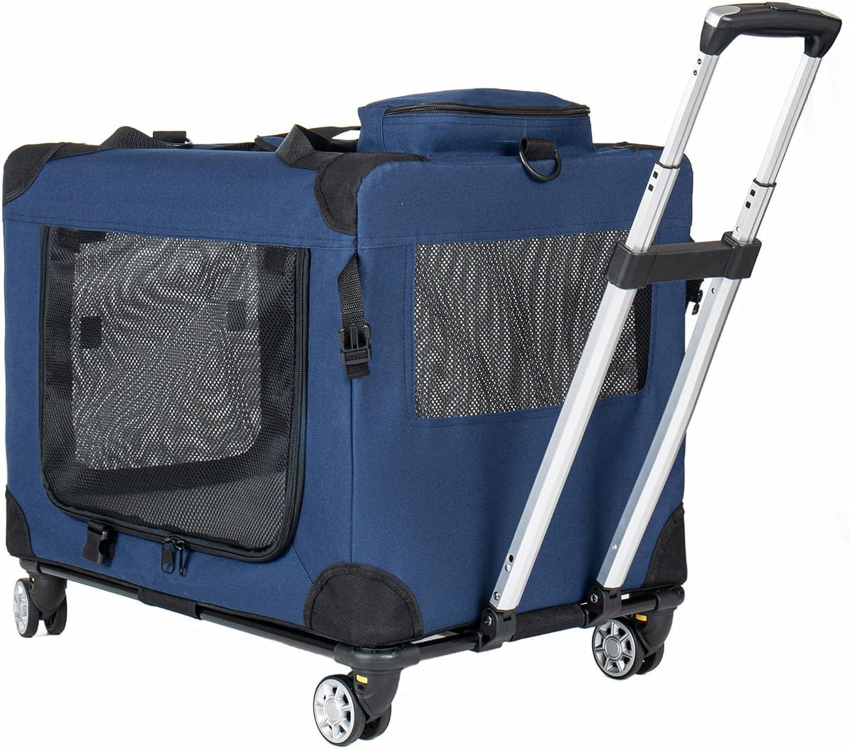 2 in 1 collapsible travel dog crate for, main product view