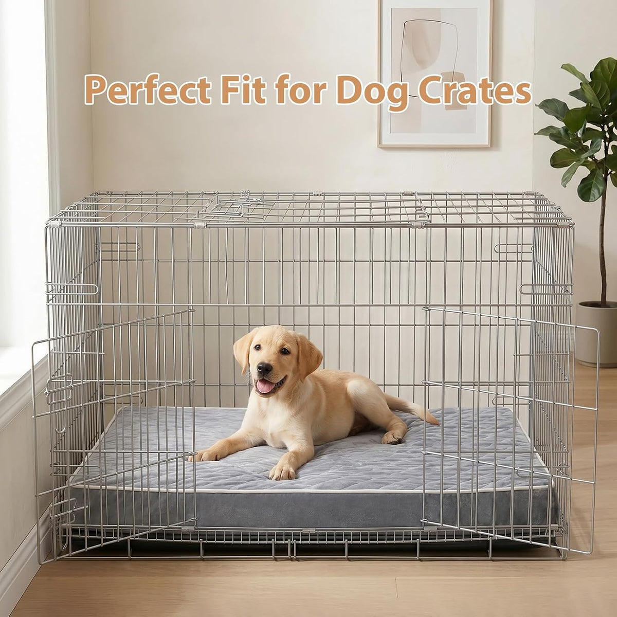 wnpethome orthopedic waterproof extra large senior dogs bed on a desk or shelf