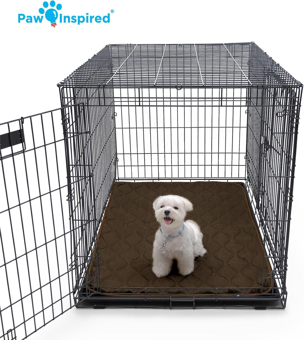 paw inspired washable padded crate mats for dogs, package contents