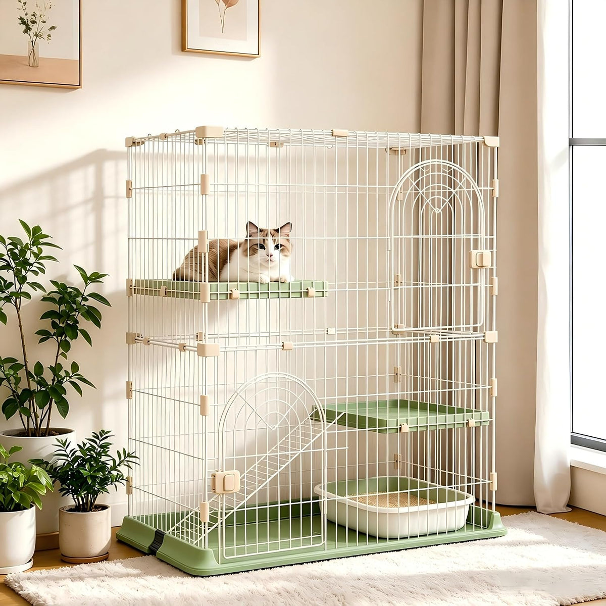 cat cage for indoor cats, dly catio &, main product view