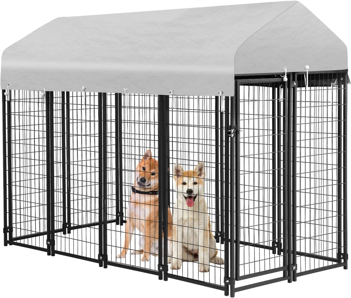 paylesshere welded wire dog kennel heavy duty playpen, main product view