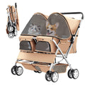 double pet stroller for 2 dogs & cats, main product view