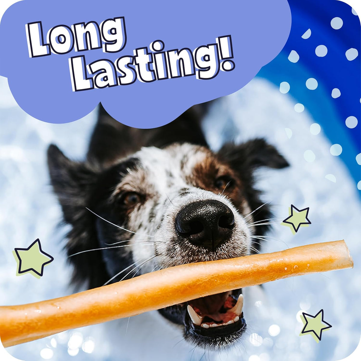 pawstruck 12 inch beef collagen sticks chews for, close-up detail