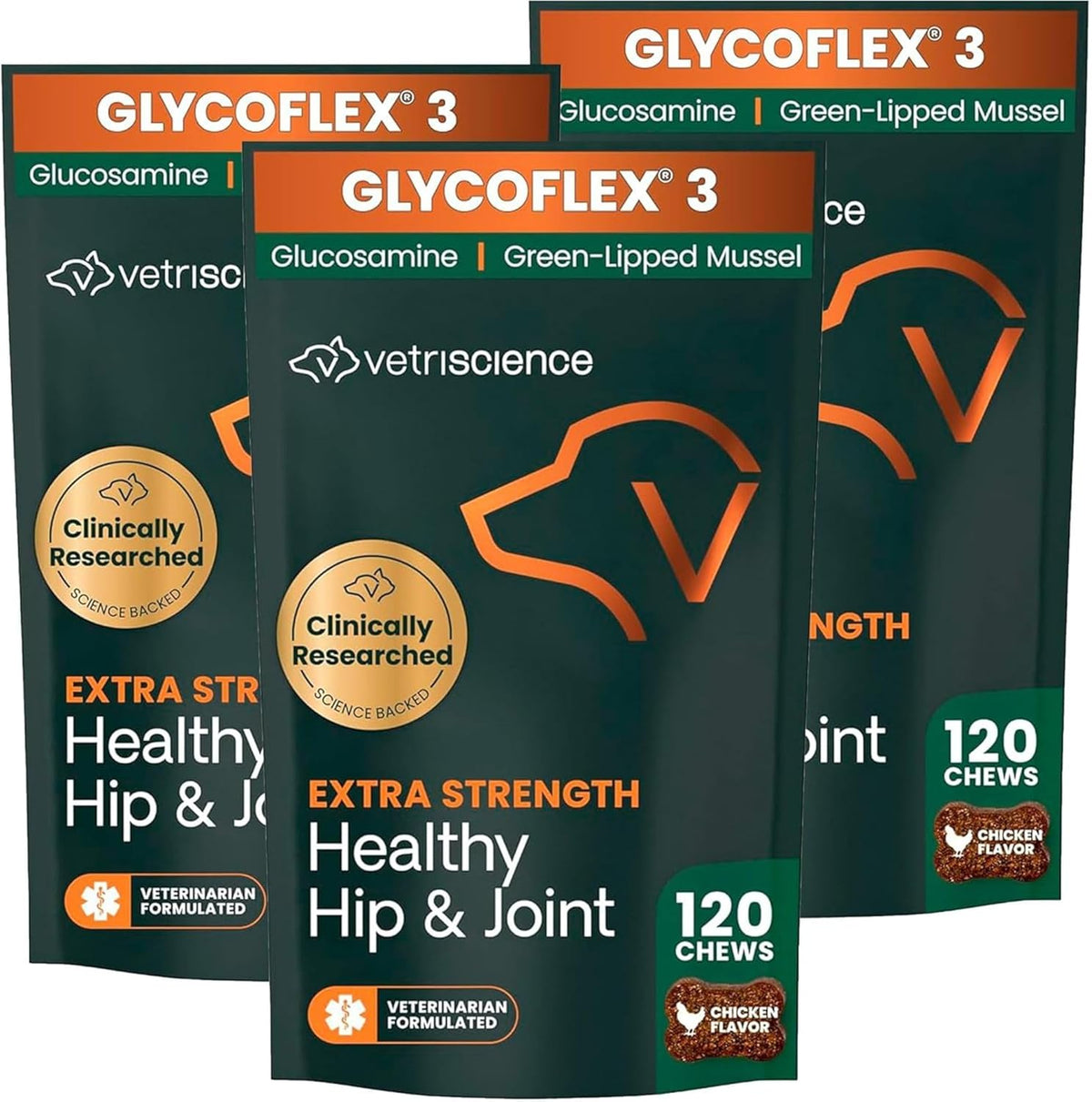 vetriscience extra strength healthy hip and joint for, main product view