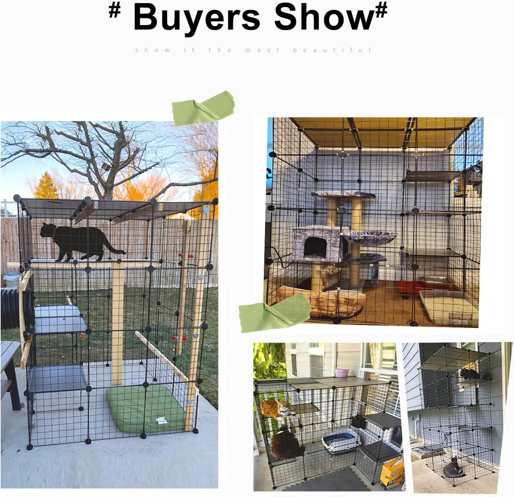 oneluck 55 inch catio outdoor cat enclosure with, package contents