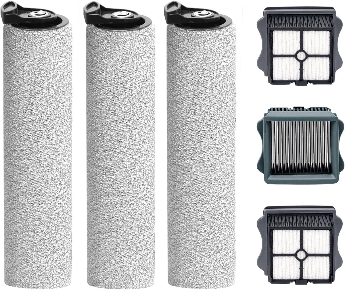 replacement roller brush & hepa filters for tineco, main product view