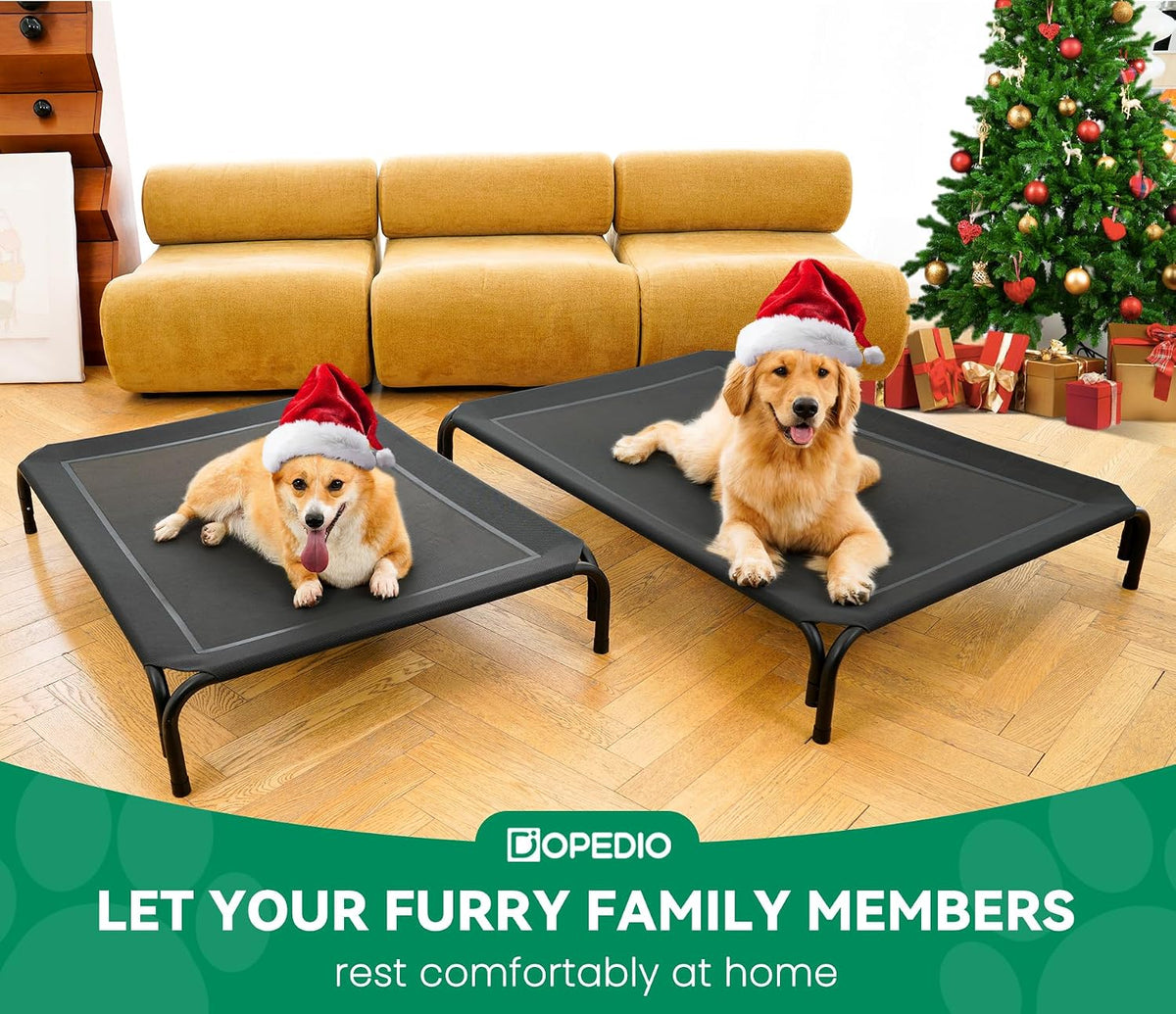 elevated dog bed raised outdoor dog cot for, package contents