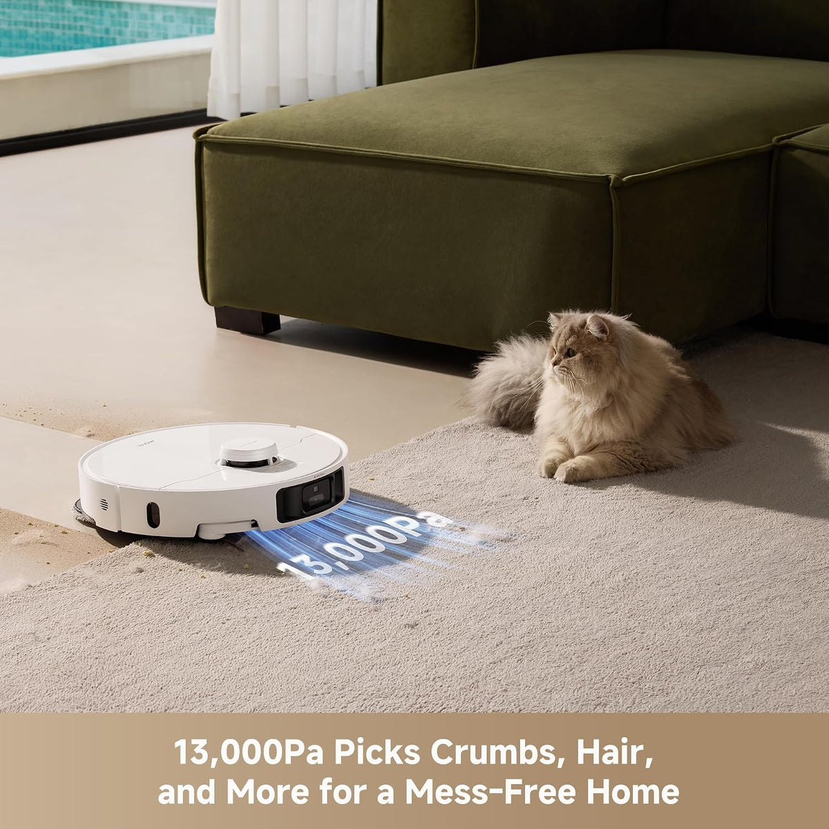 mova replacement tricut roller brush for p10 pro, side view