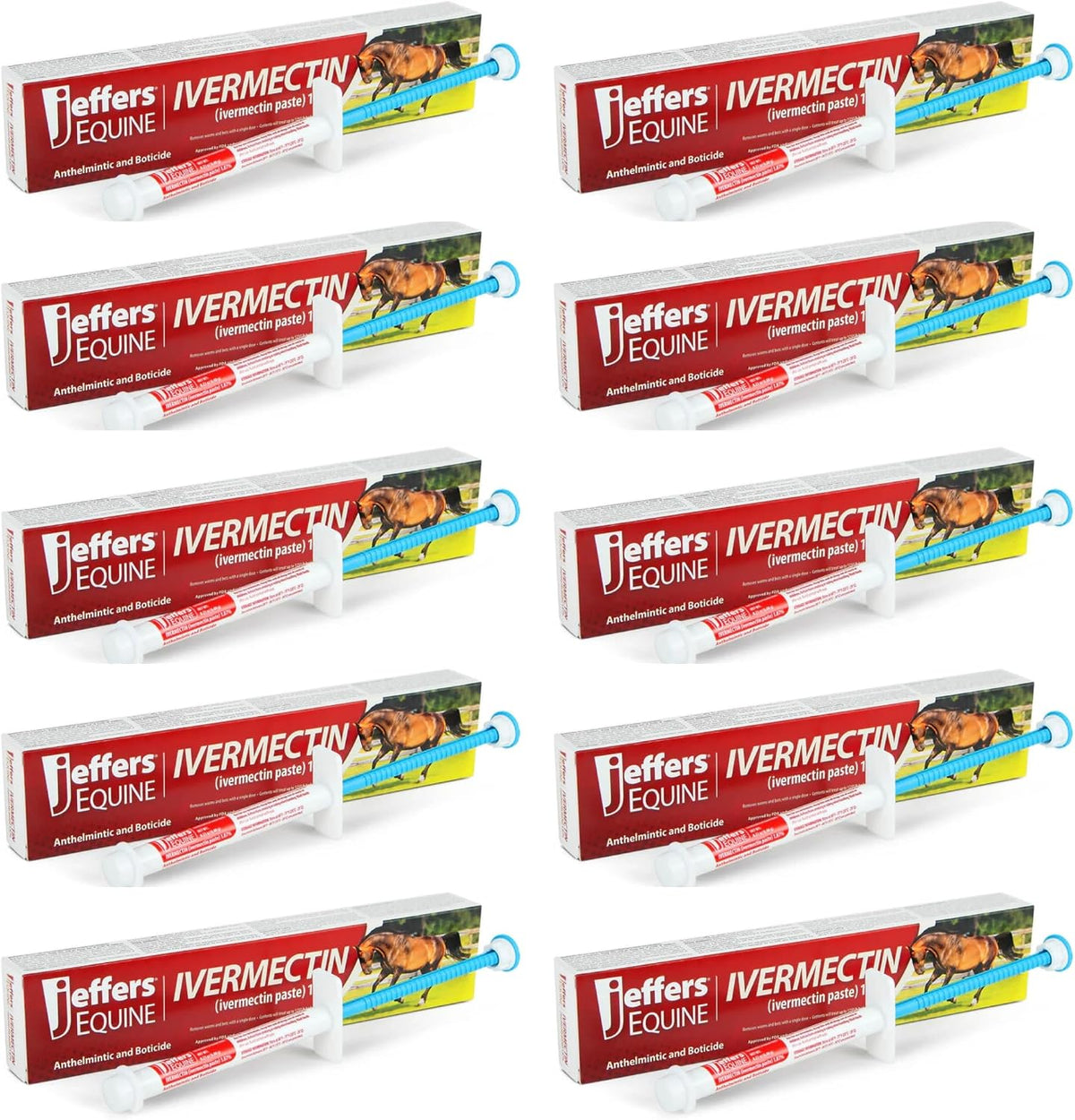 jeffers 1.87% ivermectin gel dewormer for horses |, main product view