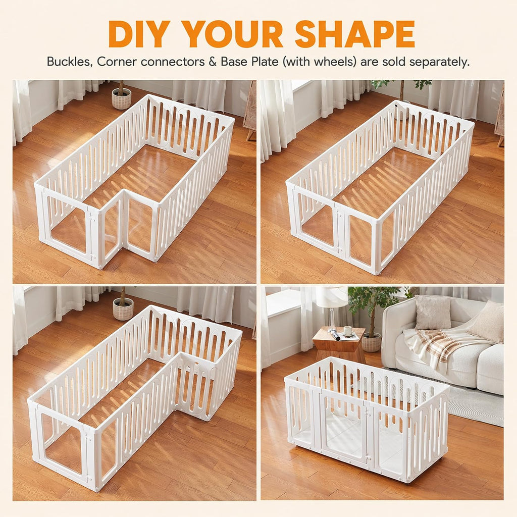 acrylic dog playpen indoor, puppy pens for small on a desk or shelf