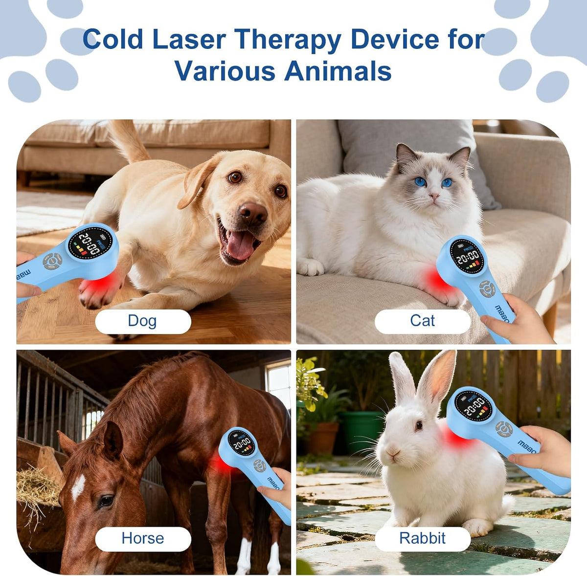 cold laser therapy device for dogs, red light showing dimensions