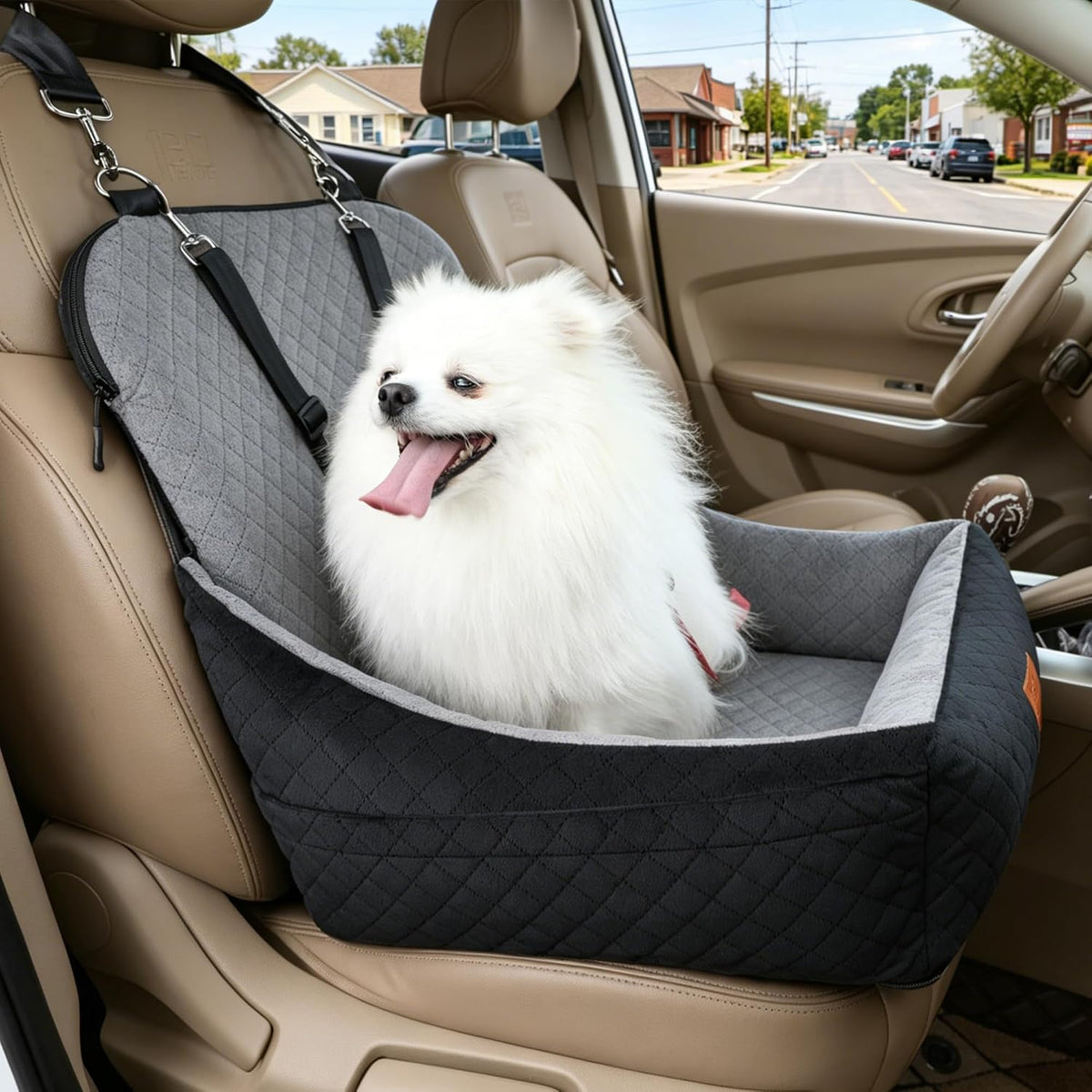 small dog car seat & travel bed:keep your shown in use