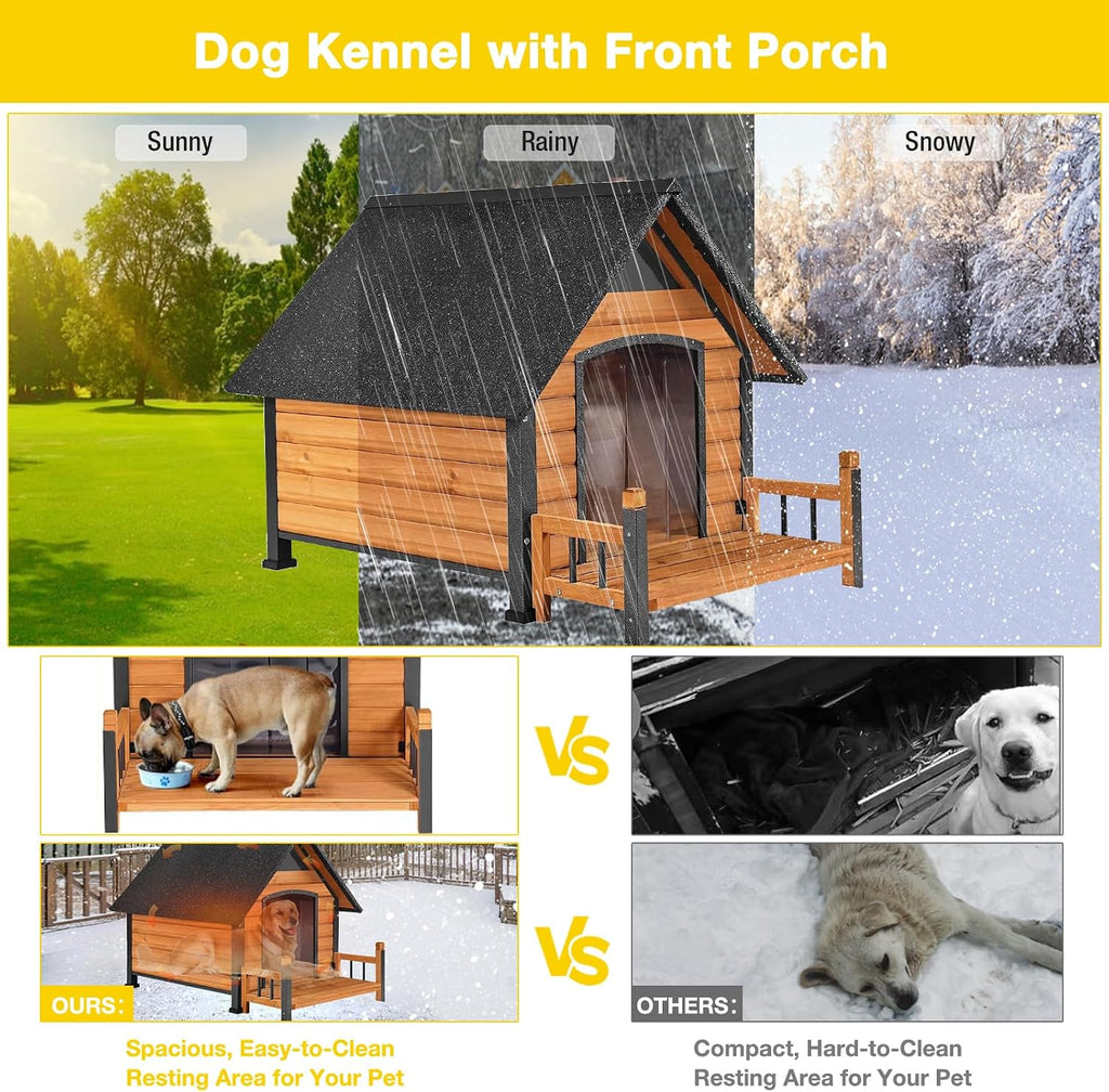 outdoor heated dog house with all-around insulated liner on a desk or shelf