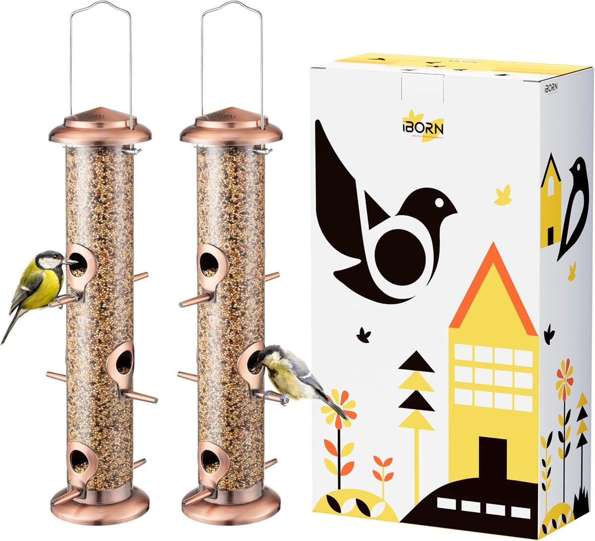 iborn bird feeders for outdoors 15" 6 ports, main product view