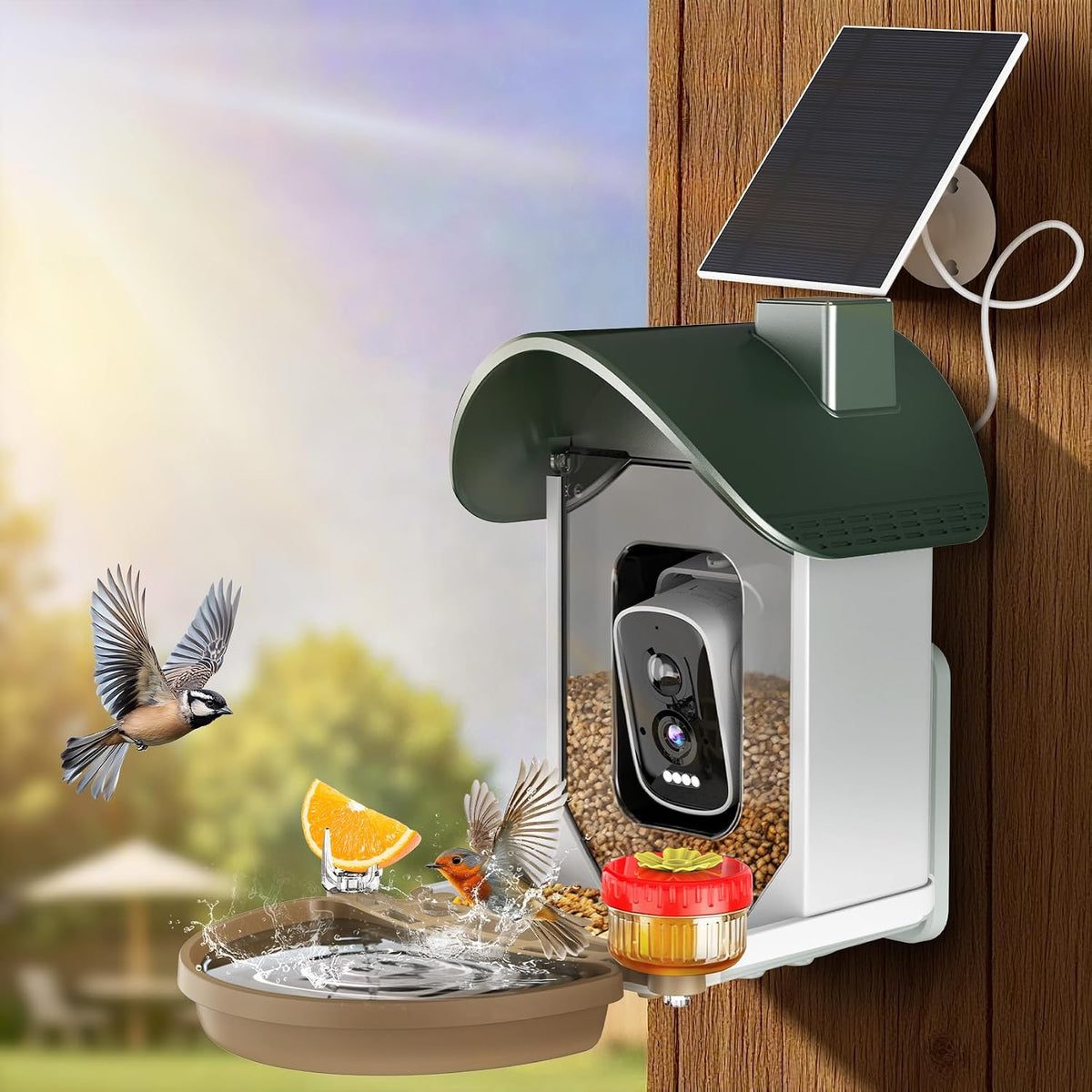 chirpingpal™ ai smart bird feeder with camera |, main product view