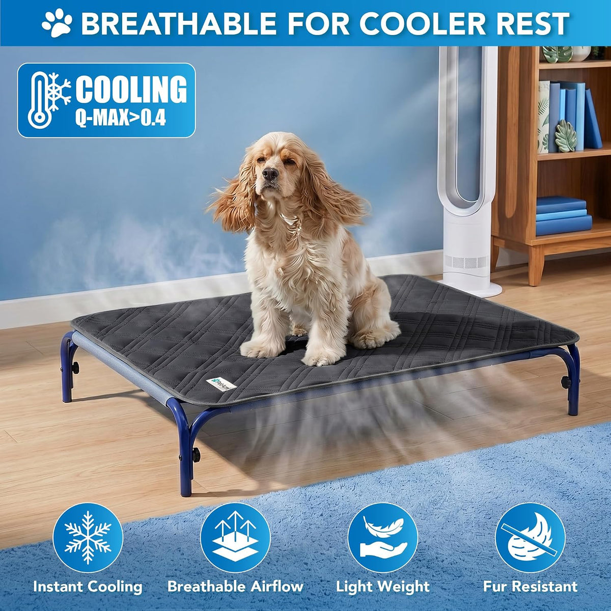 petami waterproof dog cooling mat pet pad for showing dimensions
