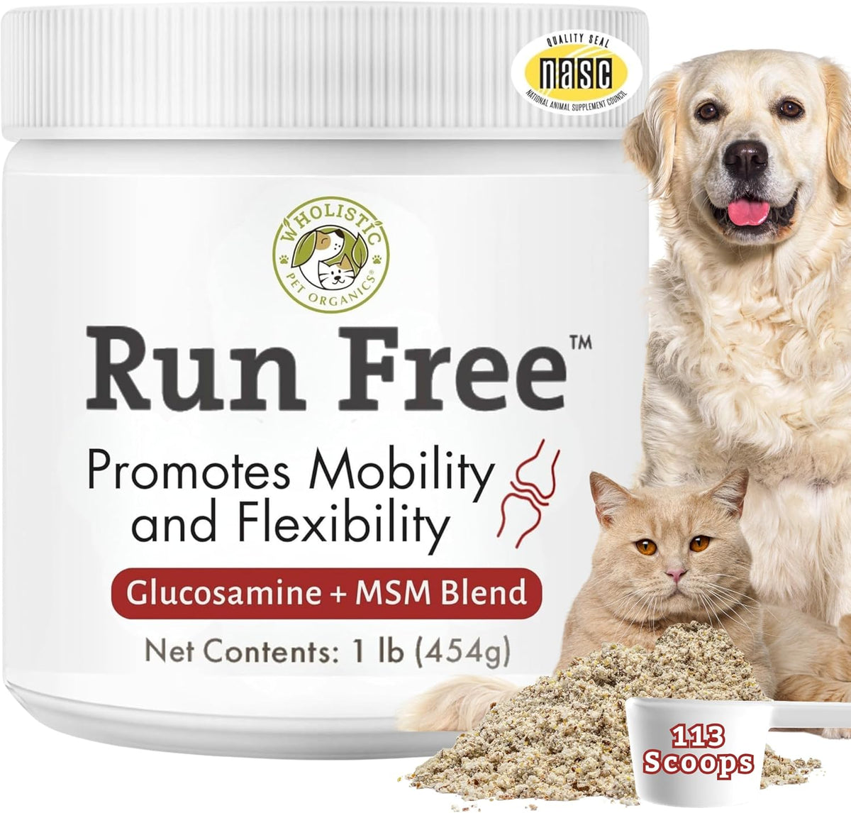 max strength hip and joint supplement for dogs, main product view