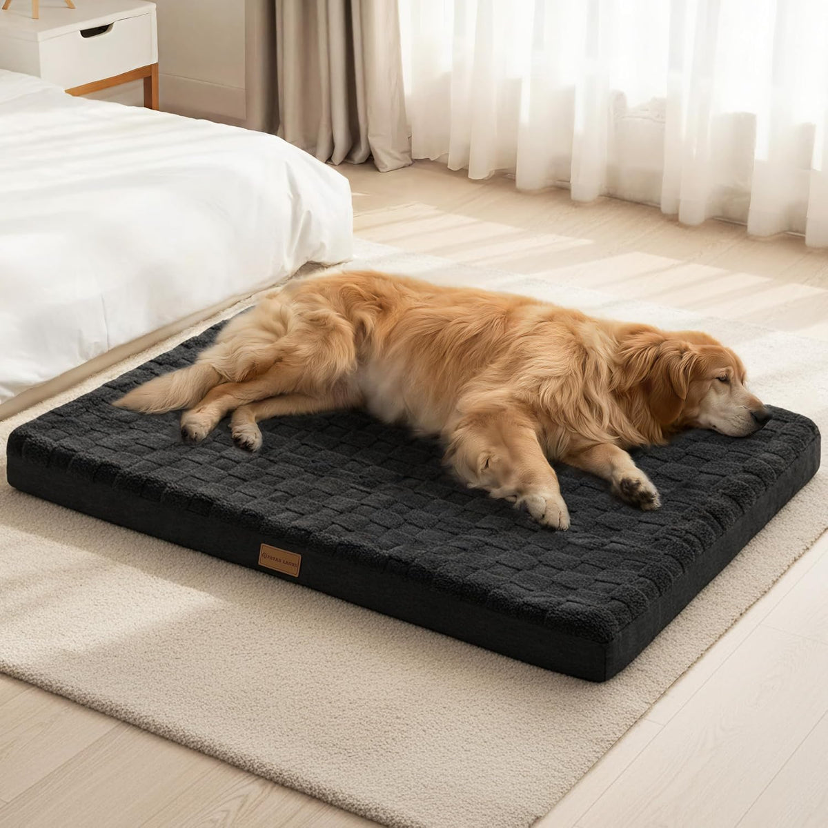 patas lague orthopedic large dog bed washable pet, main product view