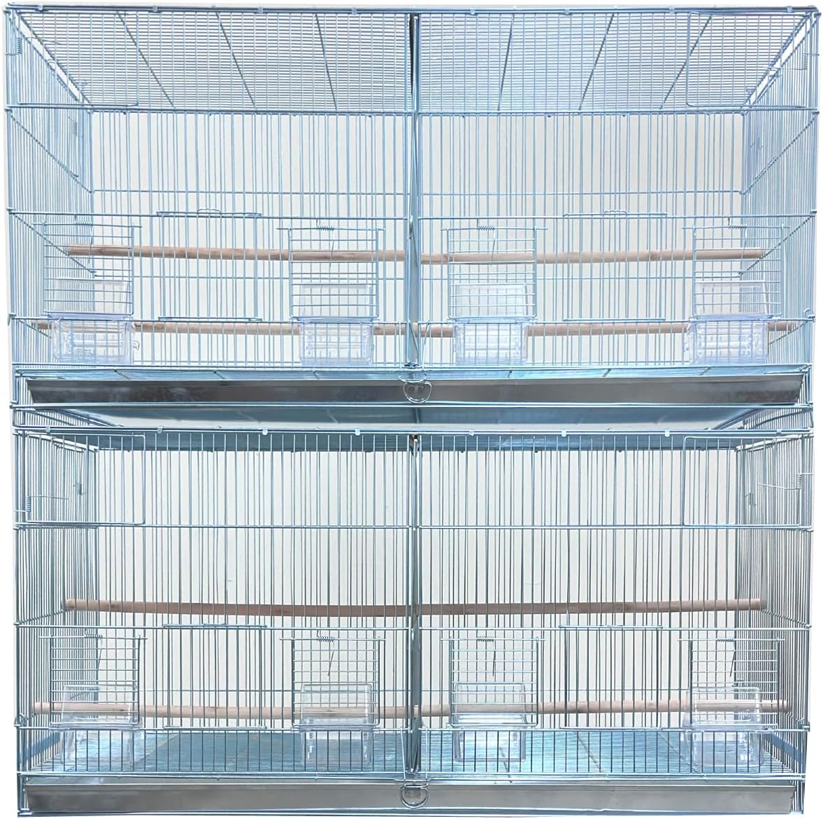 combo: extra large stainless galvanized zinc plated stack, main product view