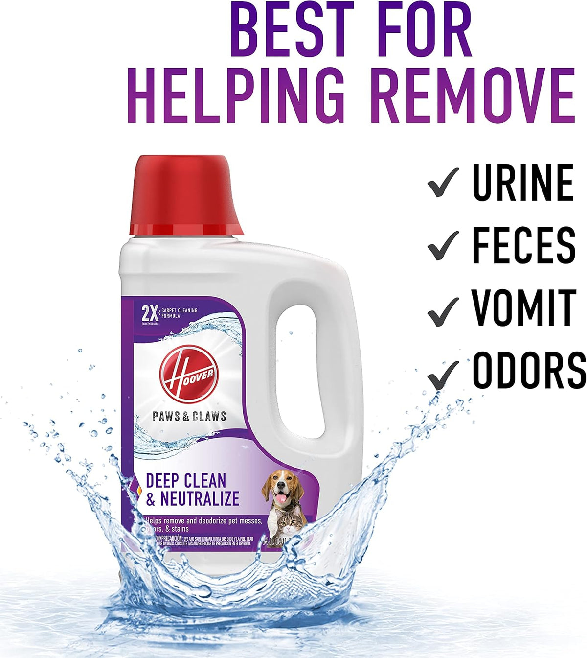 hoover smartwash automatic carpet cleaner spot chaser stain showing dimensions