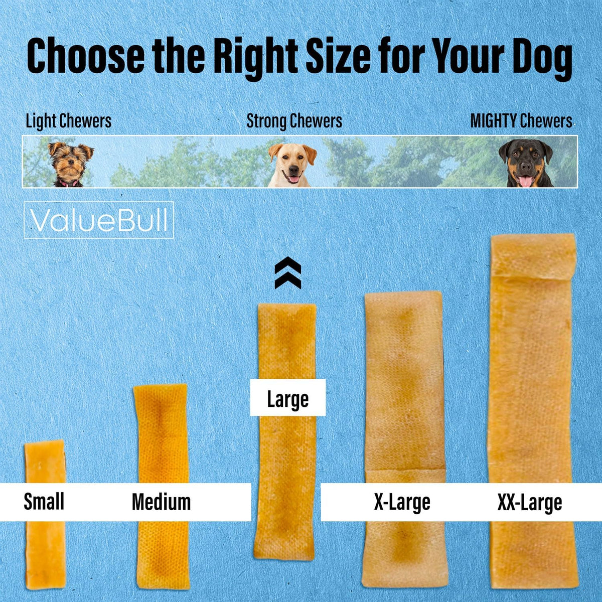 valuebull himalayan yak cheese dog chews, large, 10, close-up detail