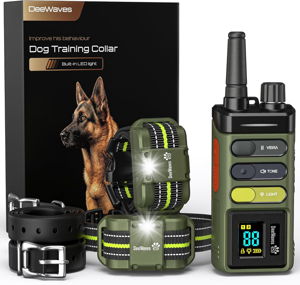 dog shock collar for small medium large dog, main product view
