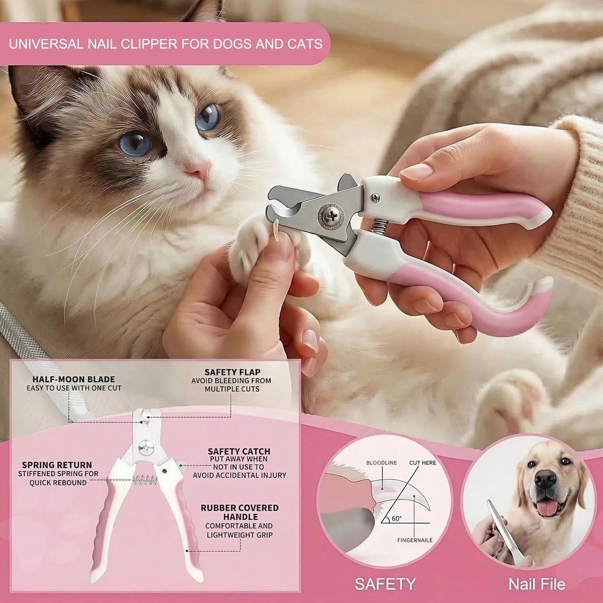 dog bath kit & dog brush kit for, close-up detail