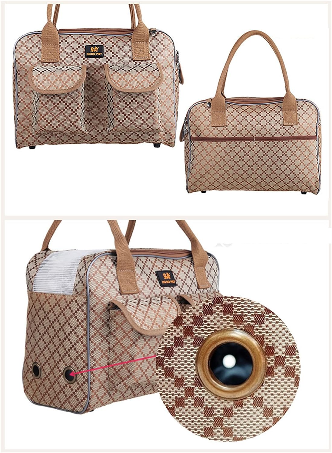 hubulk dog carrier bag pet tote bag doggie showing dimensions