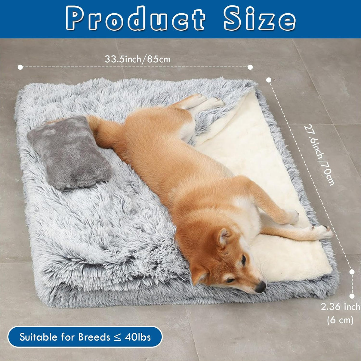 dog bed with cover cave, orthopedic dog bed, package contents