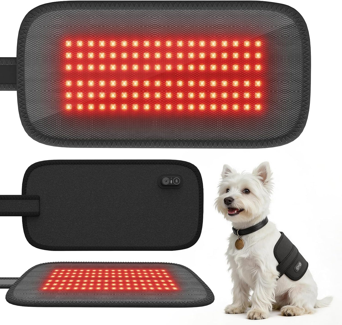 red light therapy belt for dogs pain relief, main product view