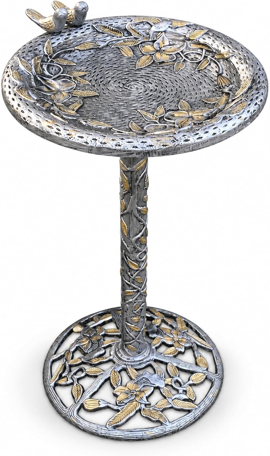 oakland living 5131ap antique pewter hummingbird design aluminum, main product view