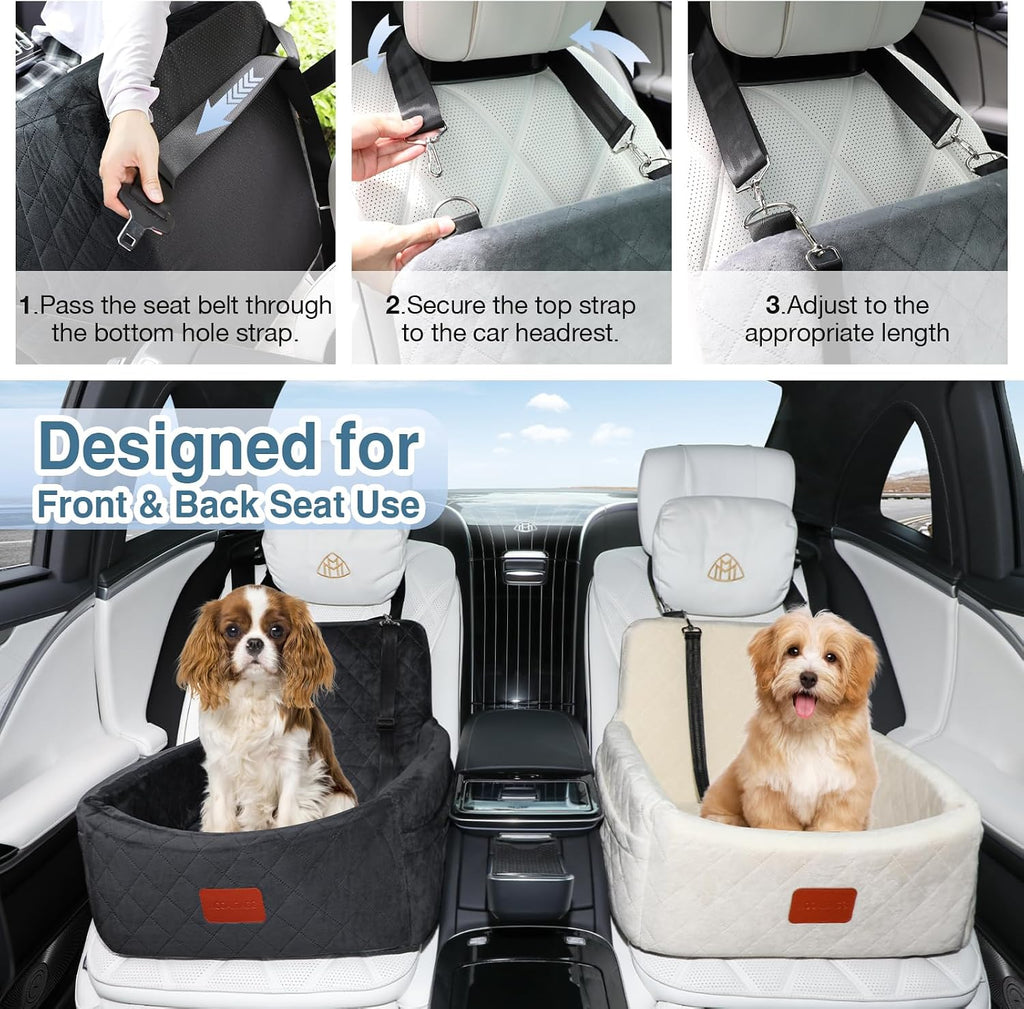 wooaidagg dog car seat for small dogs under, package contents